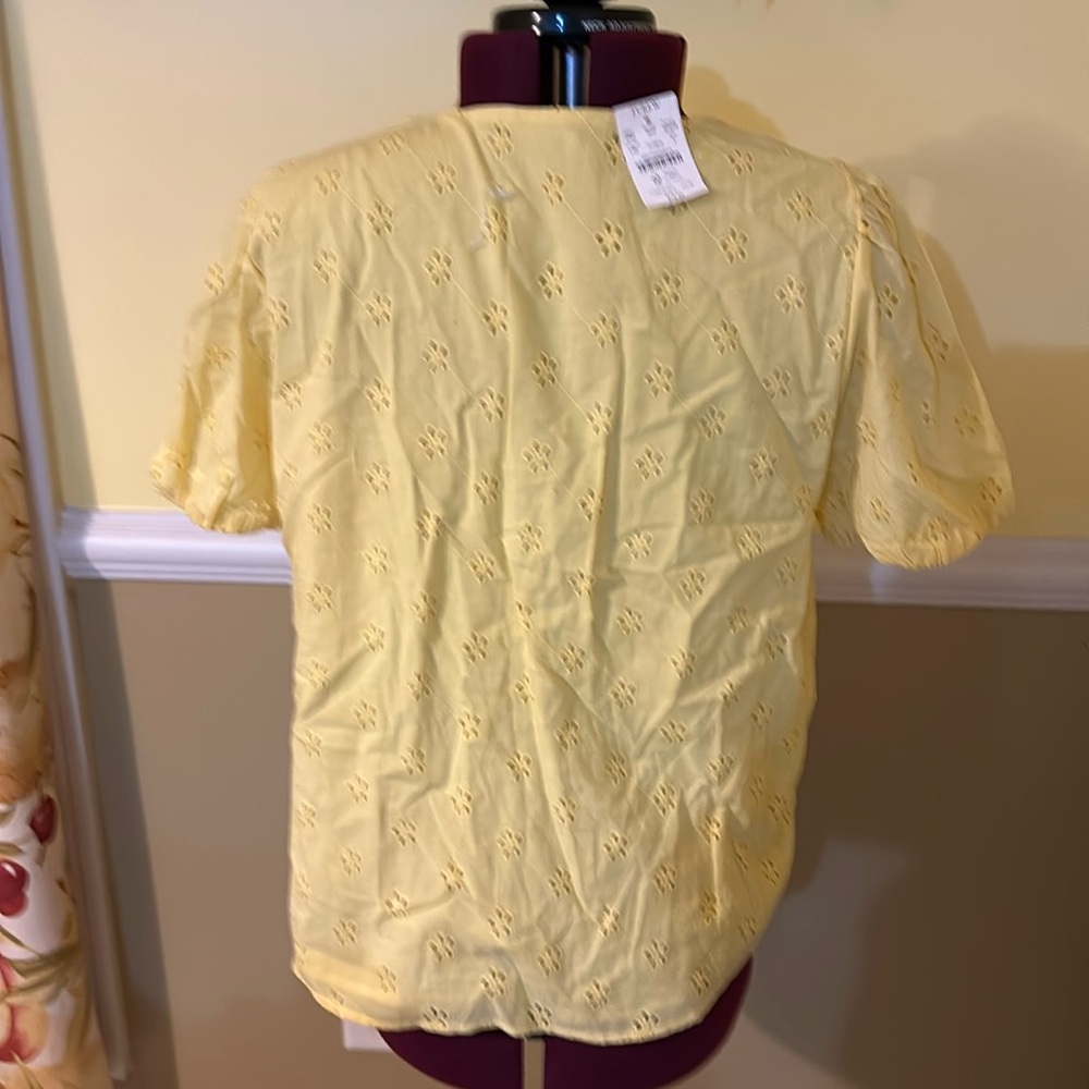 Eyelet blouse